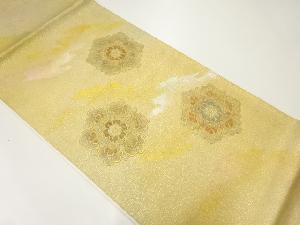 アンティーク　華紋模様刺繍袋帯（材料）